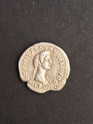 Denario romano plata antiguo