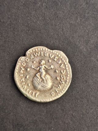 Denario romano plata antiguo