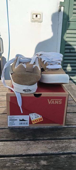 Vans Knu Skool - Scarpe Verde Oliva