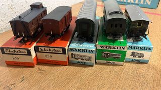 Vagones Märklin HO antiguos