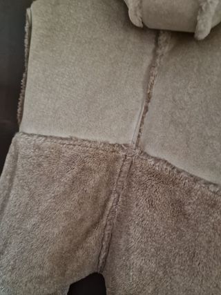 Chaleco pelo beige