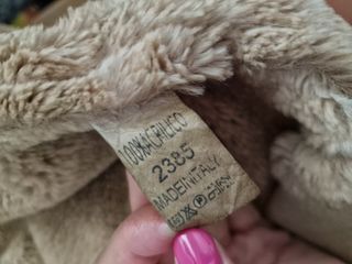 Chaleco pelo beige