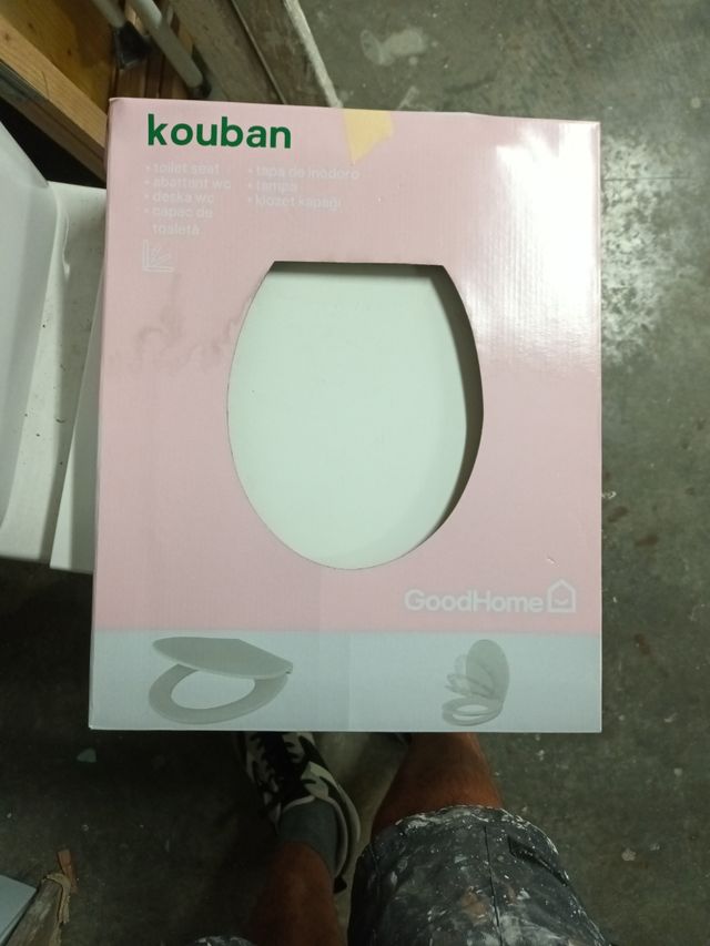 Tapa inodoro GoodHome blanca