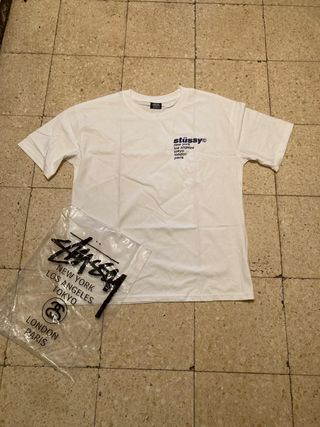 Camiseta Stussy Blanca 