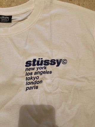 Camiseta Stussy Blanca 