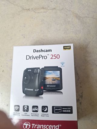 Cámara Transcend DrivePro 250 GPS 1440p