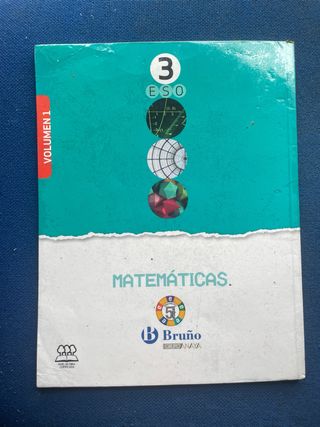 Matemáticas 3 ESO 3 volúmenes Proyecto 5 etapas