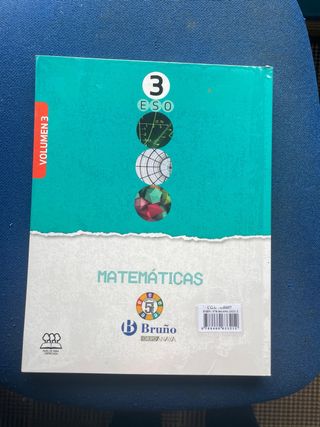 Matemáticas 3 ESO 3 volúmenes Proyecto 5 etapas