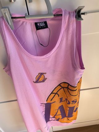 Camiseta NBA Lakers rosa - M