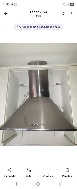 Campana extractora acero inoxidable TEKA