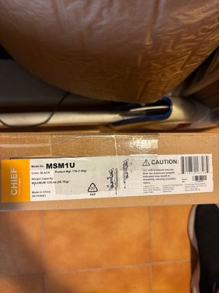 Soporte Pared Chief MSM1U - Negro
