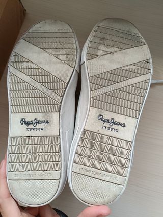 Zapatillas casual Pepe Jeans blancas