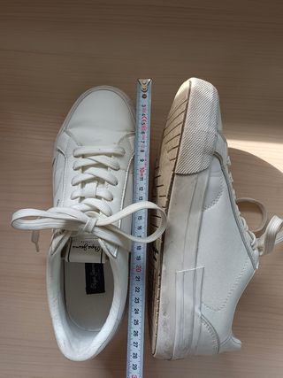 Zapatillas casual Pepe Jeans blancas