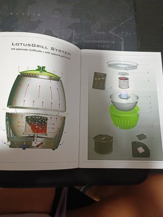 LotusGrill  Barbacoa interior, exterior medida XL