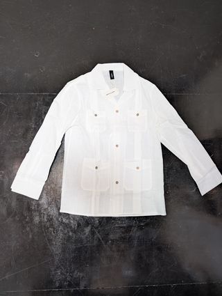 Camisa Lino Blanca Talla S