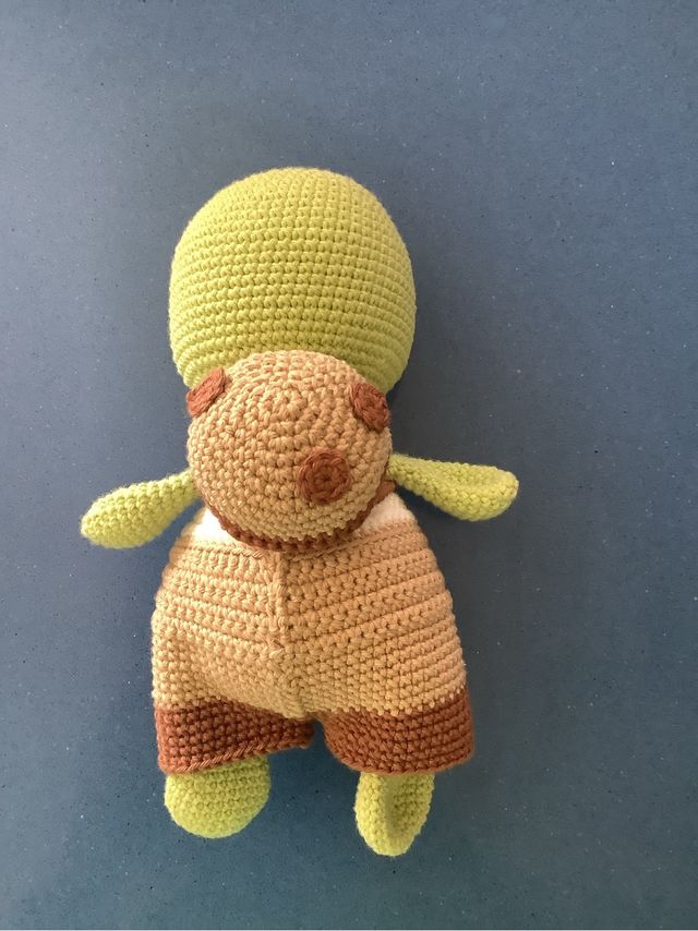 Manta de apego tejida a mano