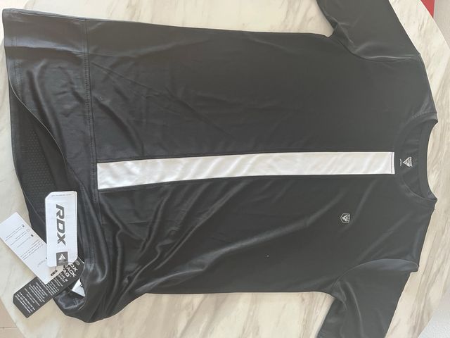 Camiseta RDX Jiu Jitsu - Negra y Blanca