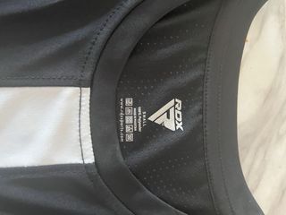 Camiseta RDX Jiu Jitsu - Negra y Blanca