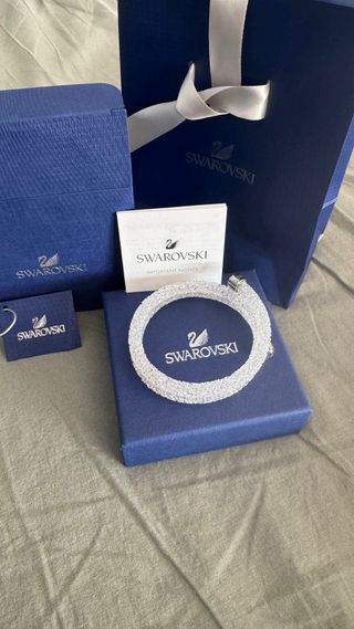 Pulsera Swarovski | Cristales blancos
