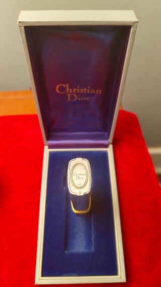 Encendedor Christian Dior chapado oro