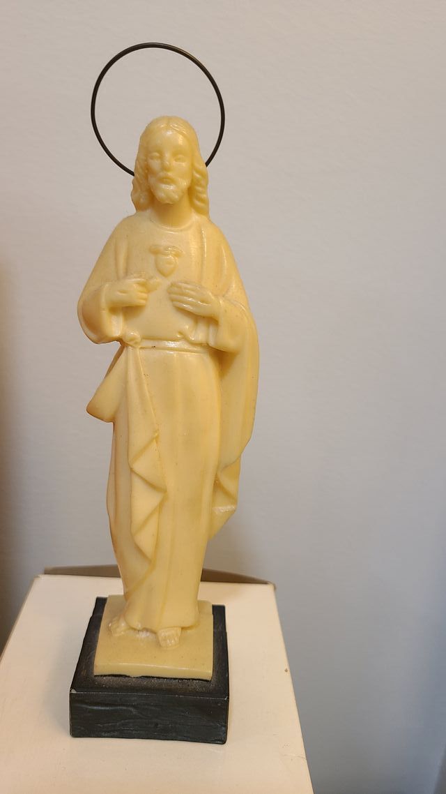 Sagrado Corazón Jesús - Estatuilla Vintage