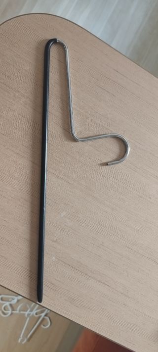 2 Perchas elegantes de pantalón - metálica