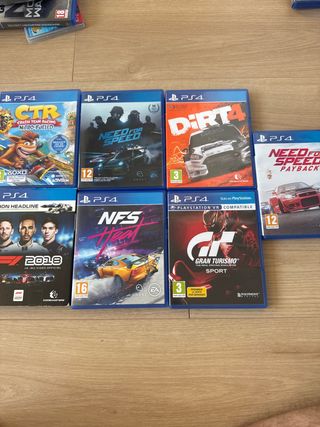6 Juegos PS4 (PlayStation 4) Racing