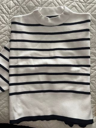 Jersey rayas Mango - Blanco&Negro