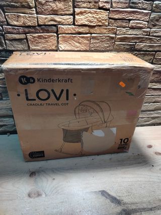 Kinderkraft LOVI Cuna de Viaje 3 en 1 Mecedora 
