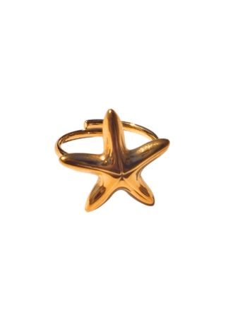 Anillo de acero inoxidable, anillo Estrella Mar