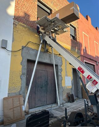 alquiler Elevador de Mudanzas - Obra
