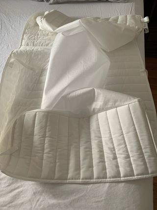 Protector cuna IKEA blanco
