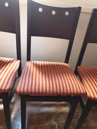 4 sillas madera maciza - Almería
