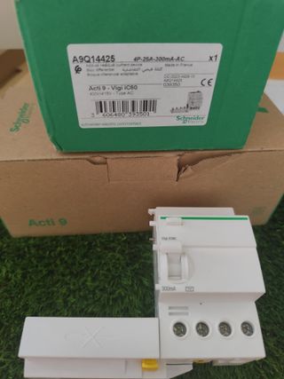 Bloque vigi Diferencial4 x25 en 300 Schneider 