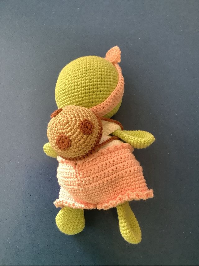 Manta+Muñecos+Sonajero Bebé Crochet