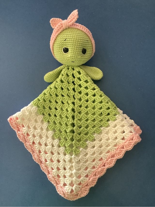 Manta+Muñecos+Sonajero Bebé Crochet