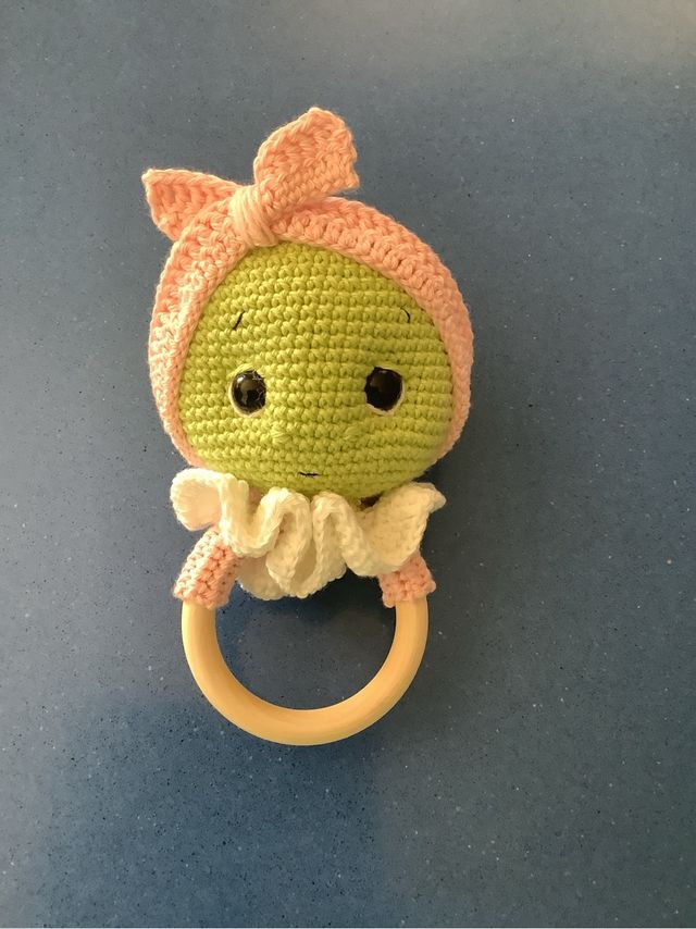 Manta+Muñecos+Sonajero Bebé Crochet