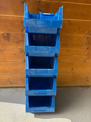 Estantería | 5 Gavetas azules
