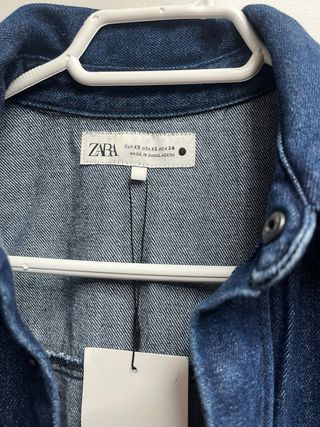 Vestido vaquero Zara 