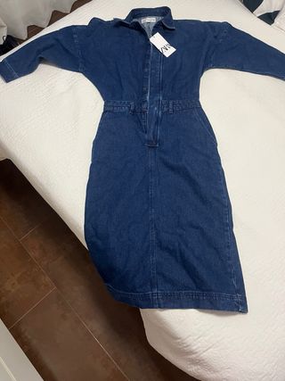 Vestido vaquero Zara 