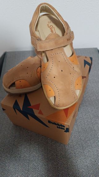 Sandalias Piel Unisex Talla 31