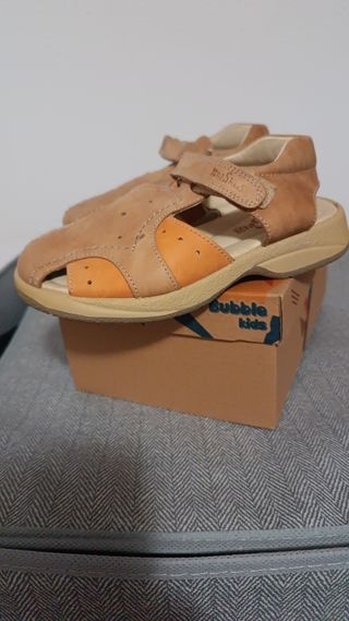 Sandalias Piel Unisex Talla 31