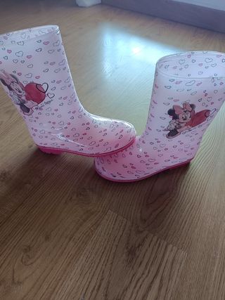 Botas Minnie Mouse rosa