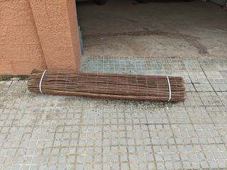 Valla mimbre 5m x 1.5m Marrón