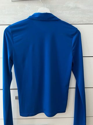 Camisa azul manga larga