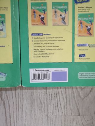 Libros de  Inglés 1 ESO burlington books.