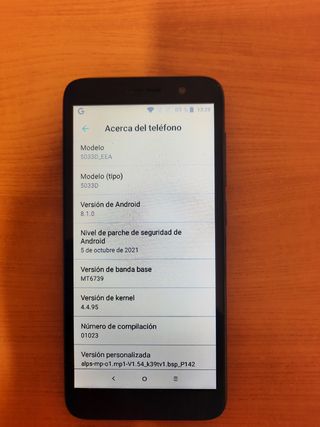 Teléfono Alcatel 5033D azul