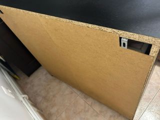Cómoda MALM Ikea 3 cajones - Negro-marrón