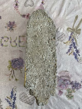 Virgen con Niño antigua de piedra