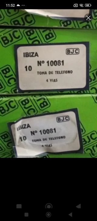 Mecanismos eléctricos BJC liquidación 
